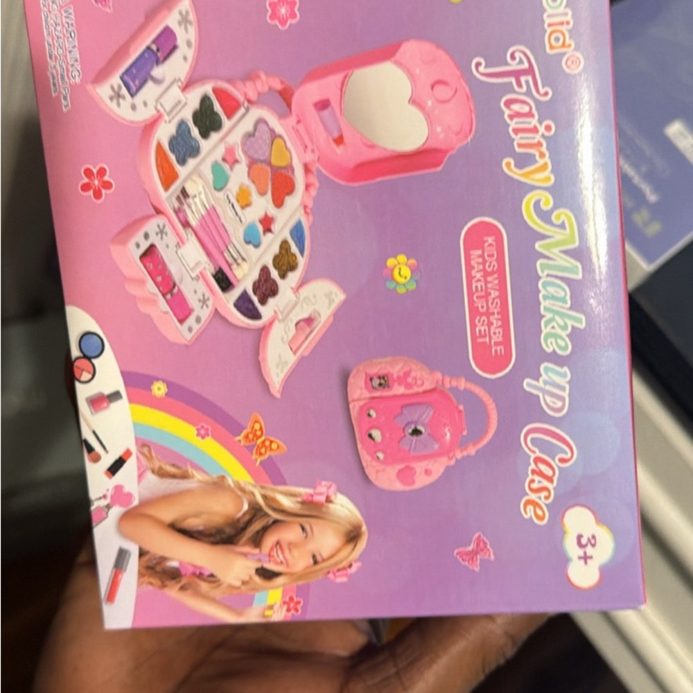 Kids Fairy Make Up Case - Pink Portable Makeup Playset